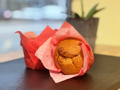 Маффины с вишней 