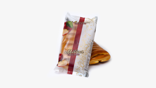 Булочка с яблоком 0.080kg