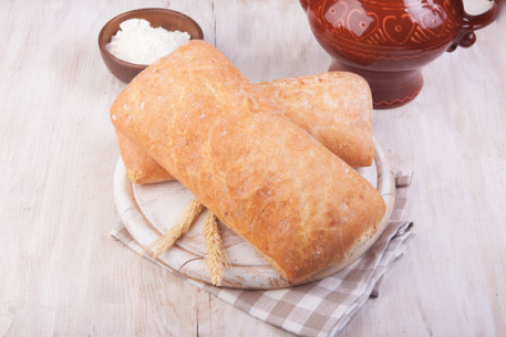 Хлеб Чиабатта с сыром 0.220кг