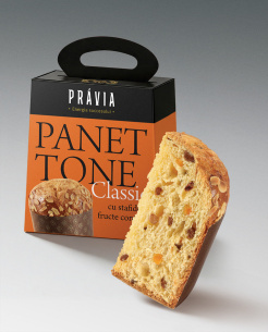 КОЗОНАК  "PANETTONE С ИЗЮМОМ И ЦУКАТАМИ" 650Г